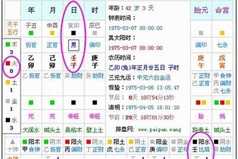 八字五行命盤|生辰八字算命、五行喜用神查詢（免費測算）